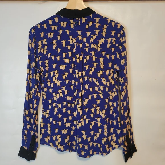 Maeve Penguin Patterned Button-Up Shirt - Picture 10 of 16